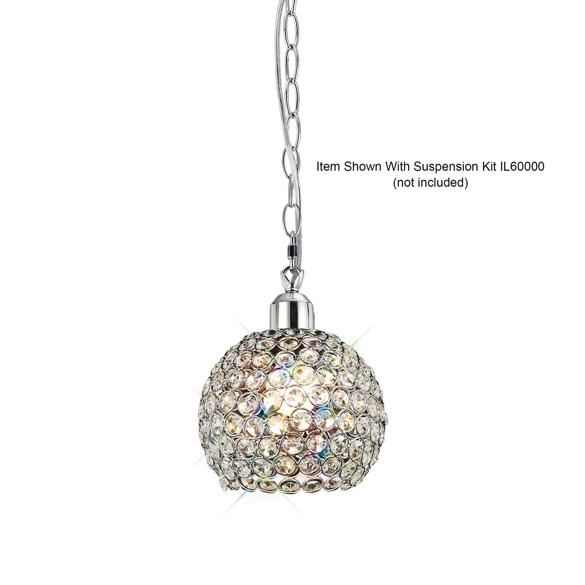 IL60004  Kudo Crystal Ball Non-Electric SHADE ONLY